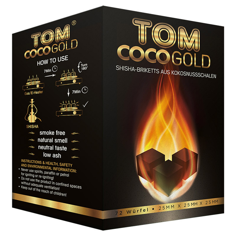 [TOM] Coco Gold - Kokosnusskohle