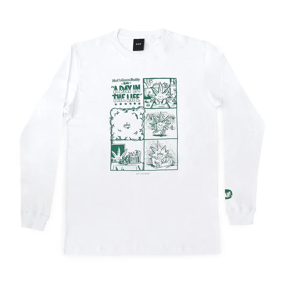 [HUF] TAG IM LEBEN-T-STÜCK - WEISS - GROSS