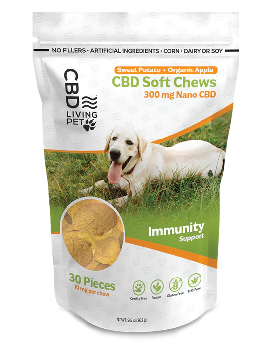 [CBD LIVING] Dog Soft Chews - Sweet Potato (300mg) - 225g
