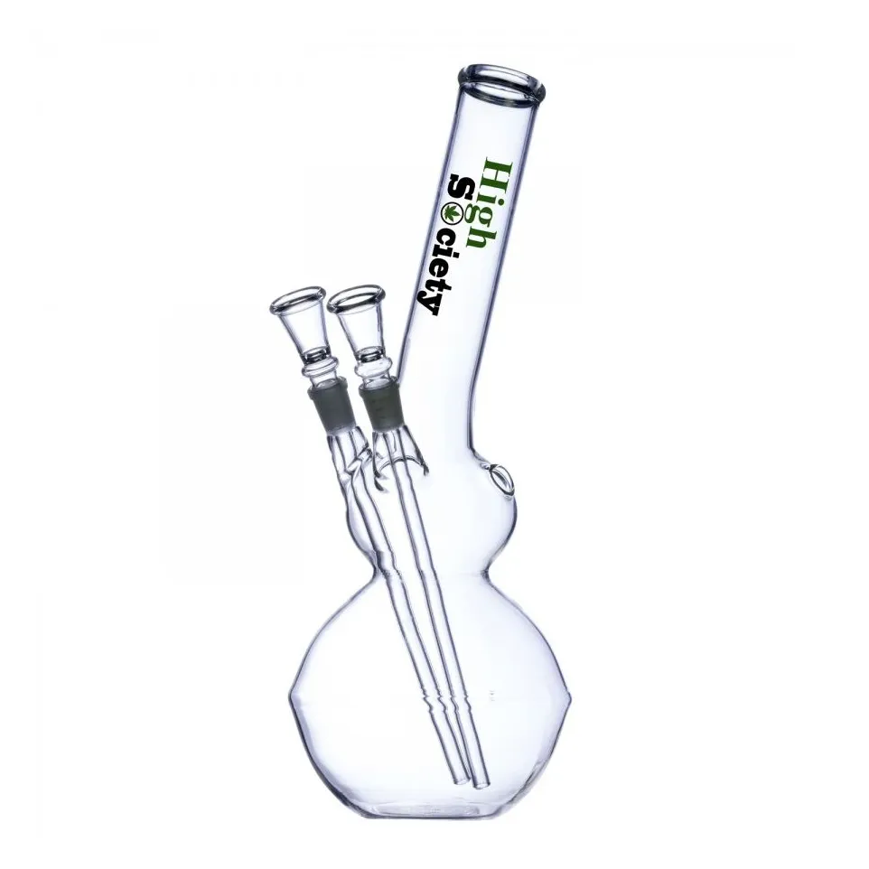 [HIGH SOCIETY] Double Downpipe Bong