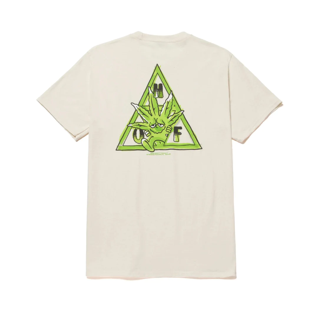 [HUF] GREEN BUDDY TT TEE - NATURAL - SMALL