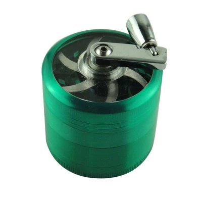 [NO NAME]  Green crank grinder