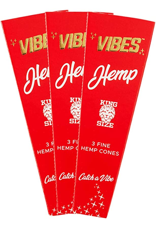 [VIBES] Hemp - King Size - Cones