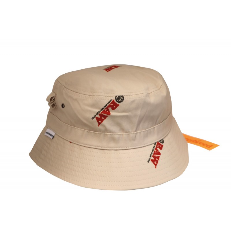 [RAW] INTERBREED - BUCKET HAT - WHITE - LARGE
