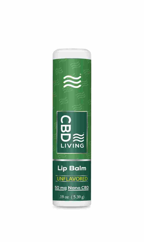[CBD LIVING] Lip Balm Unflavored (50mg) - 5ml