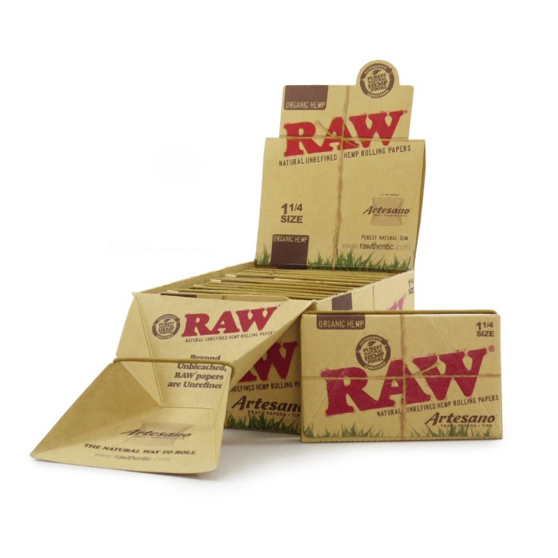 [RAW] Organic Hemp - Artesano - 1¼ Size + TIPS