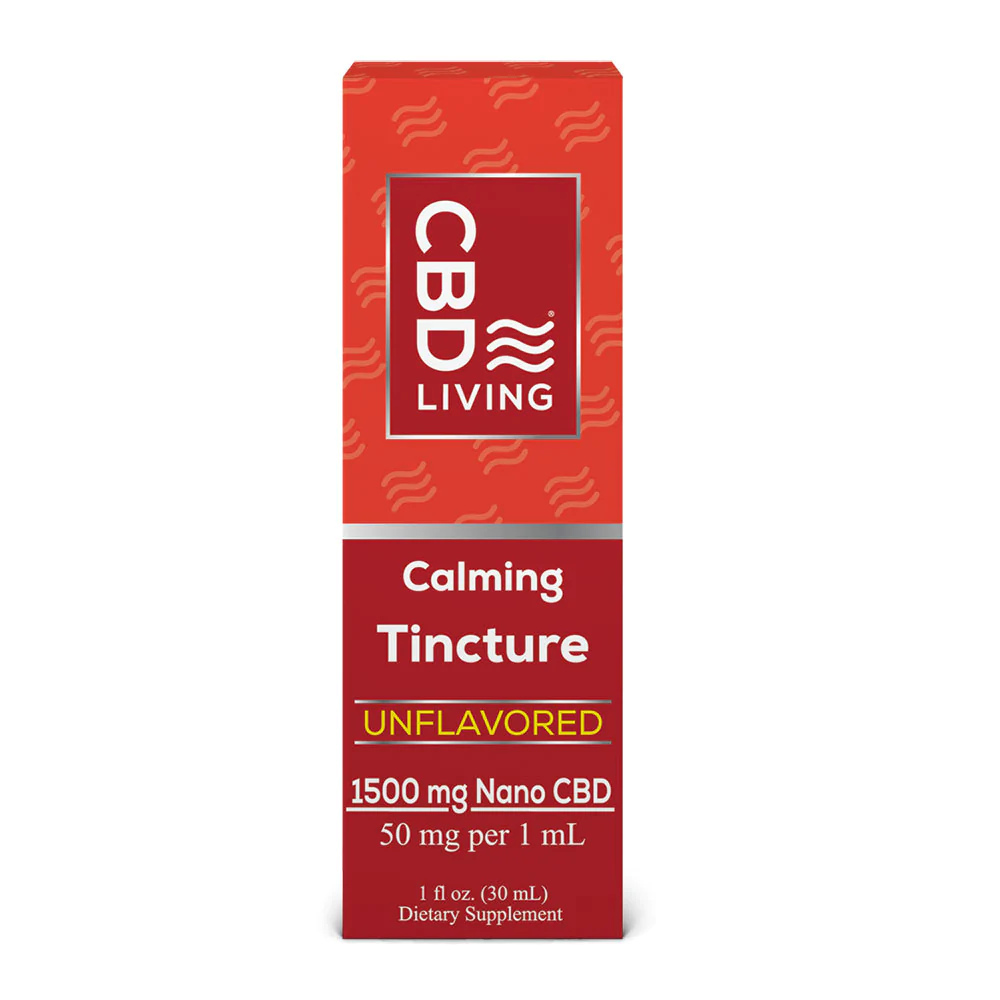 [CBD LIVING] Tincture Calming Unflavored (1500mg) - 30ml