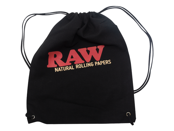 [RAW] Draw String Bag Black