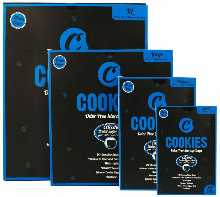 [COOKIES] Odor Free Storage Bags (x12) - Small