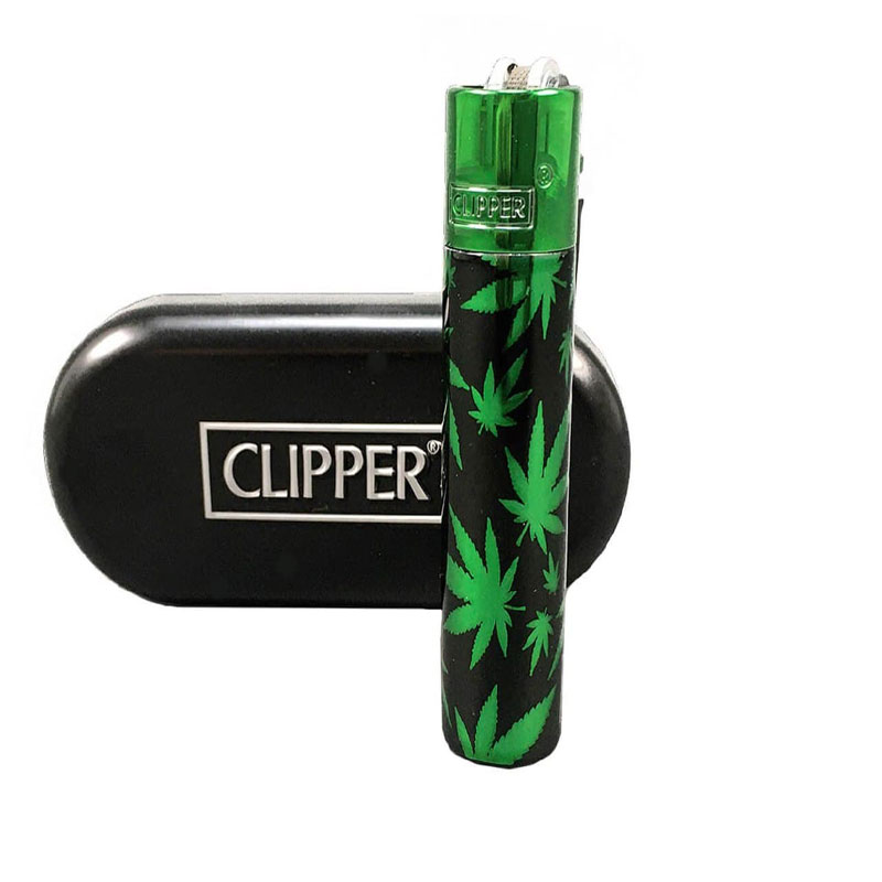 [CLIPPER] Metall - Blätter Grün