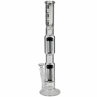 [BLAZE] Tower Ice Bong 2x8 Perkolator - Black