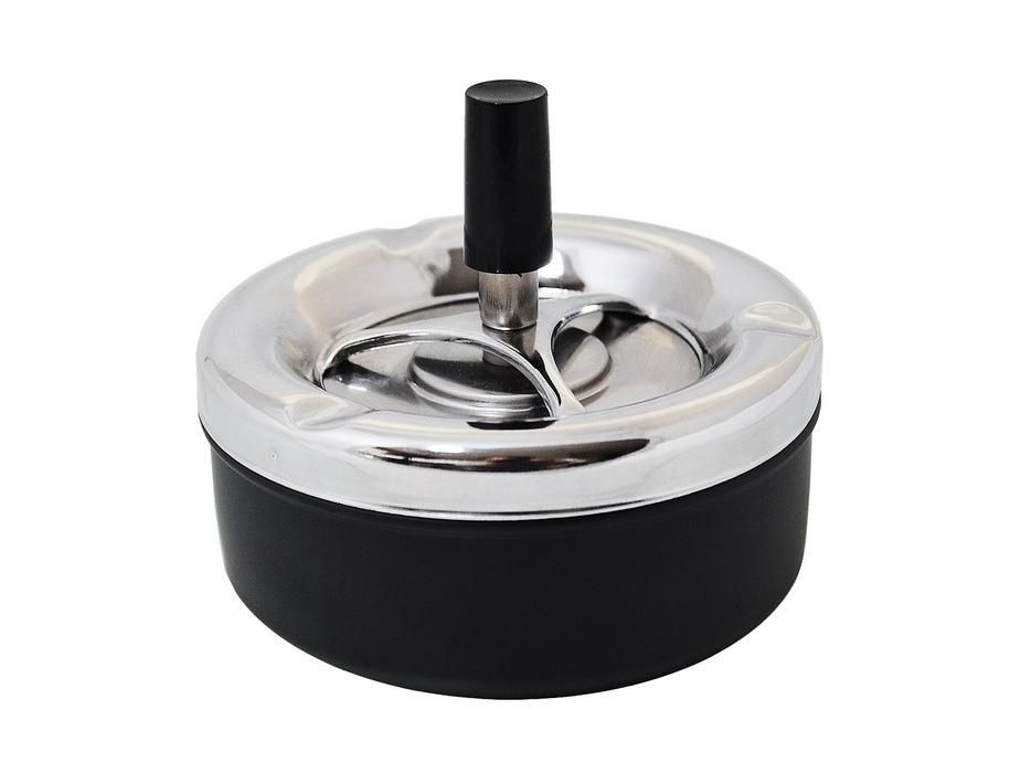 [NO NAME] Ashtray - Black/Silver 11cm