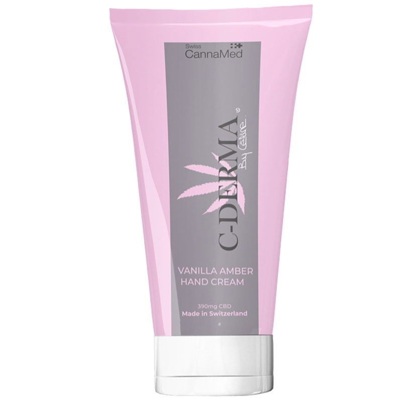 [C-DERMA] Crème pour les mains ambre-vanille (390 mg) - 75 ml