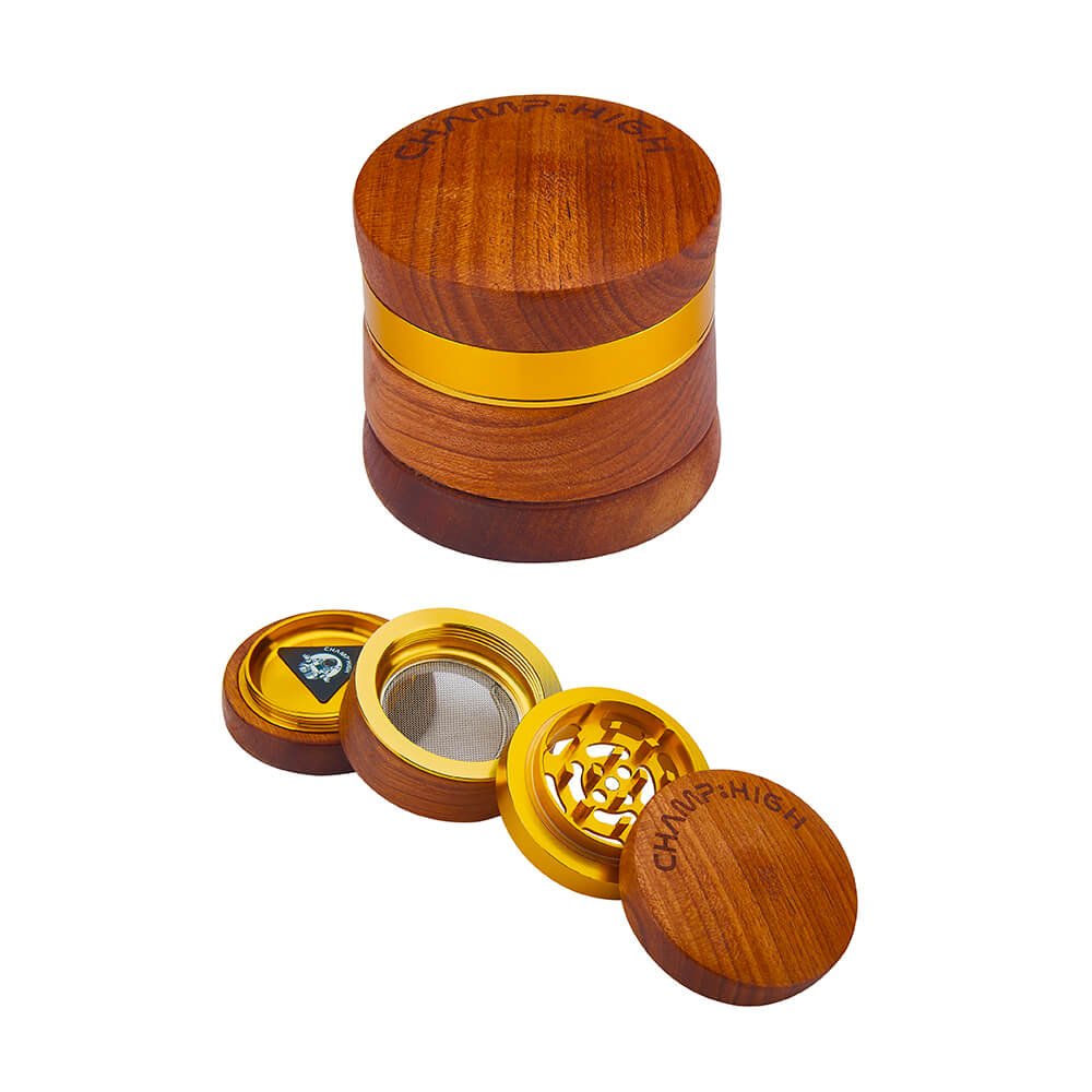 [CHAMP HIGH] GRINDER WOODEN  GOLD