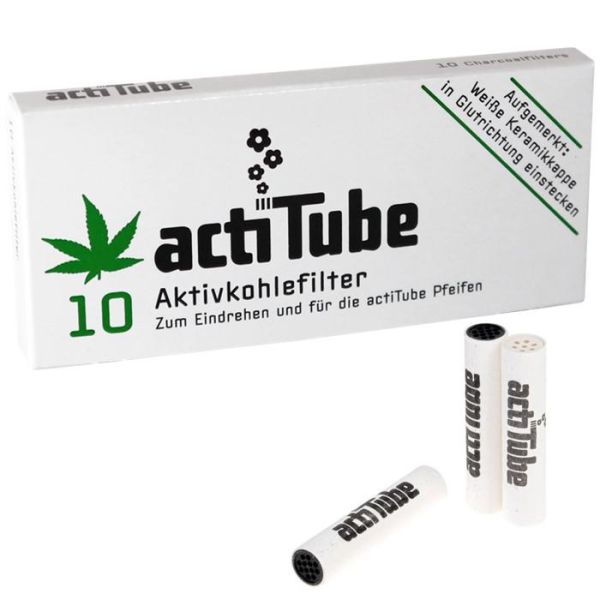[ACTITUBE] Charcoal Filters - REGULAR - 8mm - 10pcs