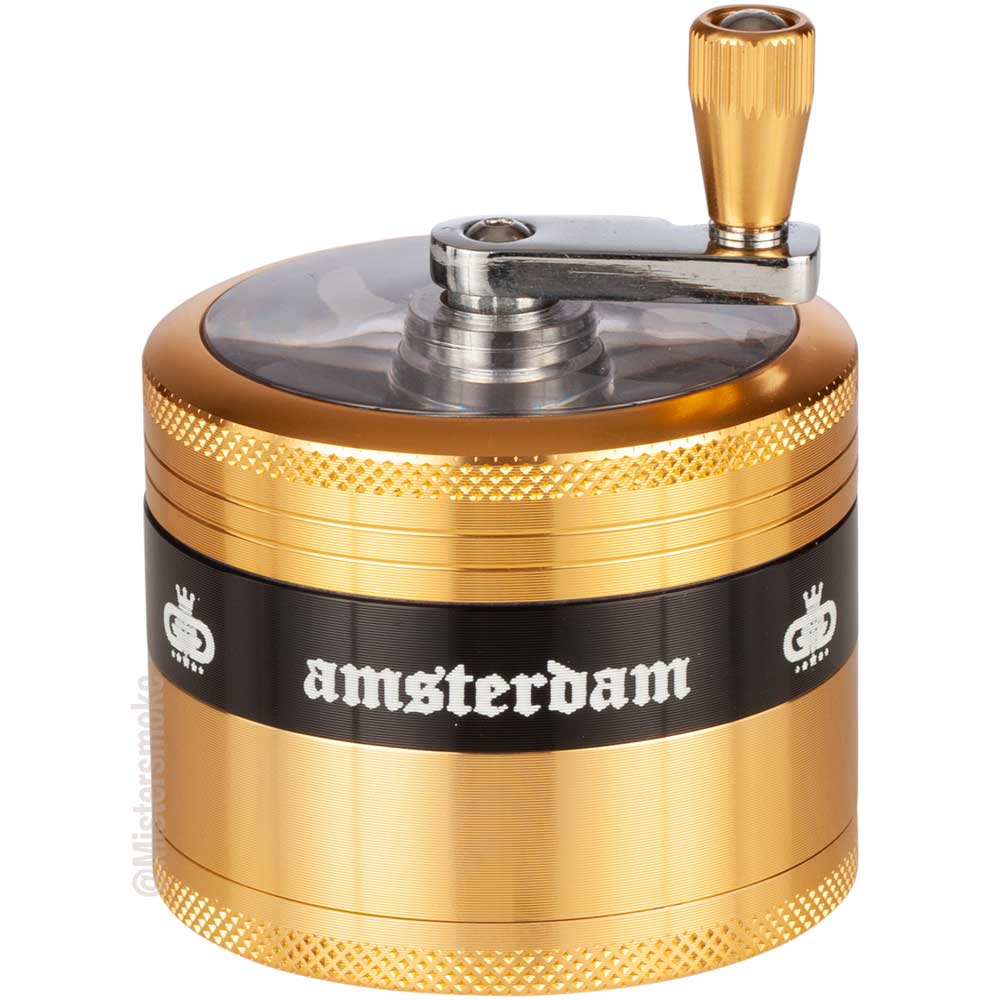 [GRACE GLASS] Grinder Alu GG 4 Part Crank 63 mm - GOLD