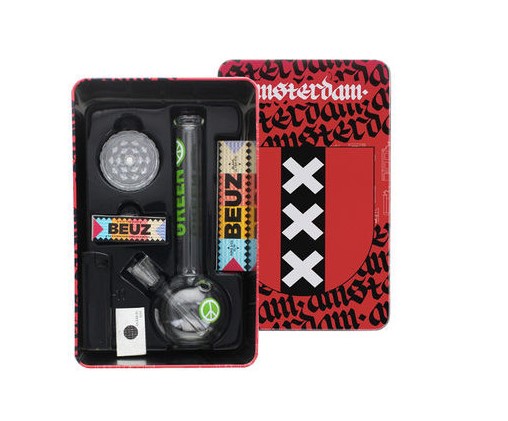 [AMSTERDAM] Coffret Bong en verre Amsterdam (LG11AM)