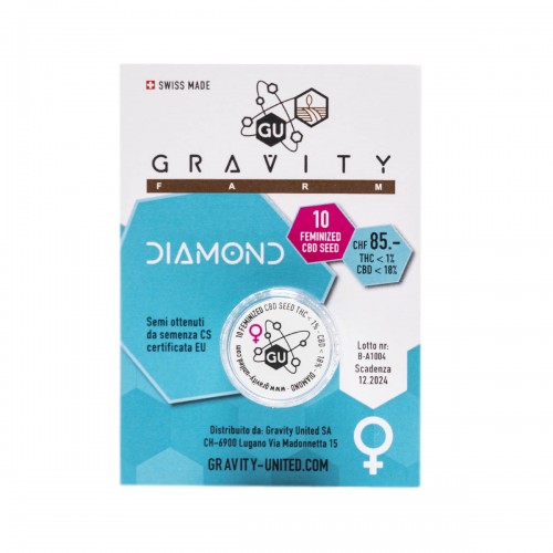 [GRAVITY UNITED] Diamond – CBD Seed Feminized - 10 pcs