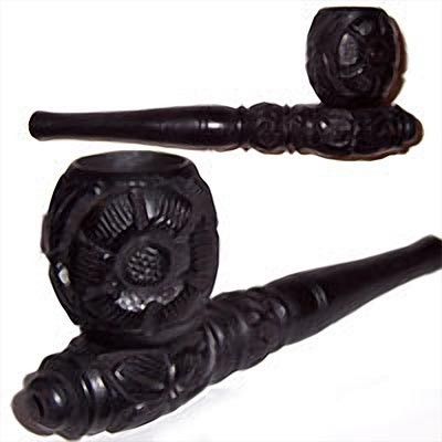 [NO NAME] CARVED WOOD PIPE