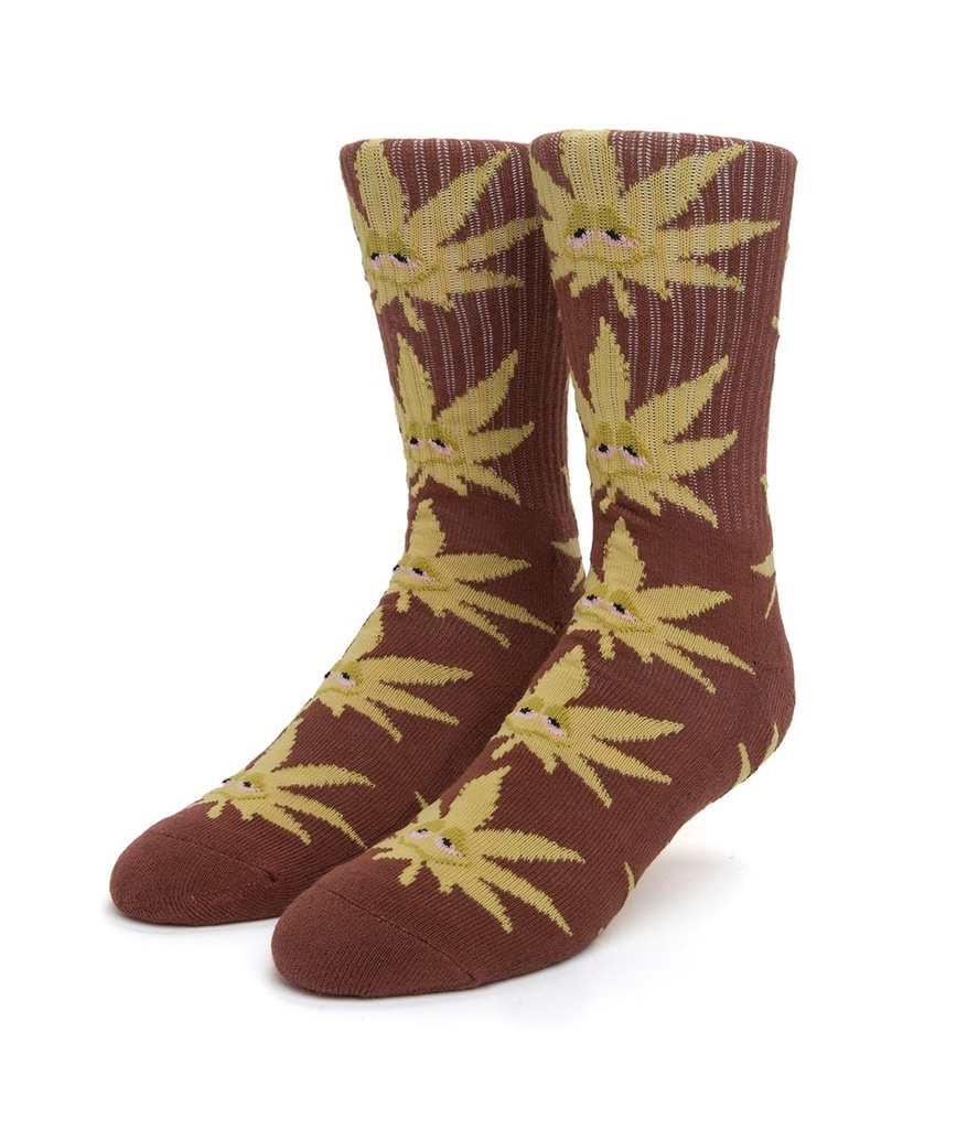[HUF] GREEN BUDDY PL SOCK - TOFFEE