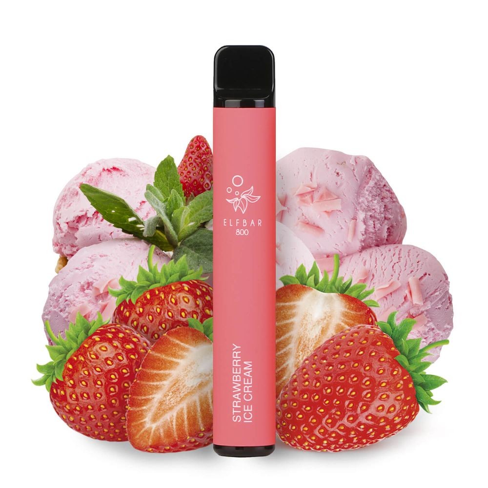 [ELF BAR] 800 - Strawberry Ice