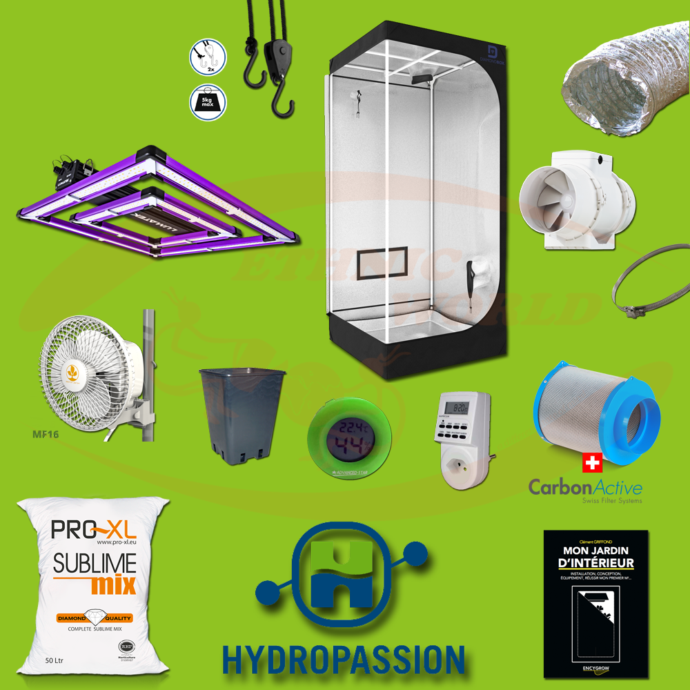 [HYDROPASSION] 80 x 80 cm LED-Pack-Kit