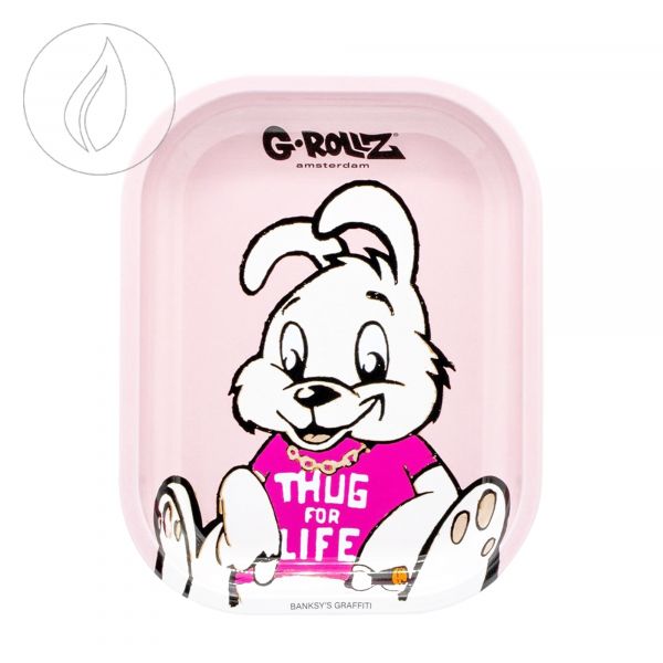 [G-ROLLZ] Banksy's Thug for Life Rolling Tray Small 140 x 180mm