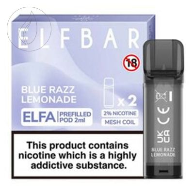 [ELF BAR] ELFA Prefilled 600 - 2x2ml - Blue Razz Lemonade
