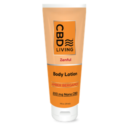 [CBD LIVING] Body Lotion Zenful Amber Bergamot (200mg)