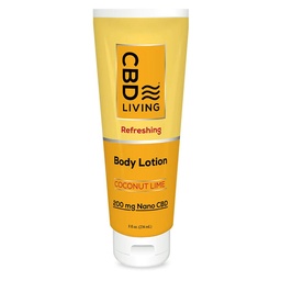 [CBD LIVING] Body Lotion Refreshing Coconut Lime (200mg)