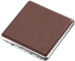 [NO NAME] Metal leather cigarette case