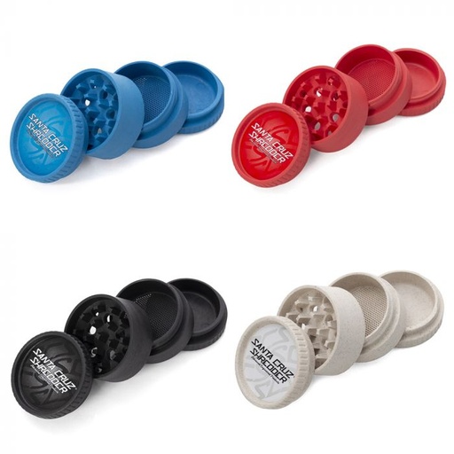 [SANTA CRUZ] Hemp Plastic Grinder - 4pcs - Assorted colors