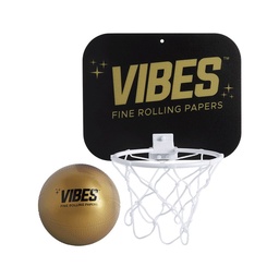 [VIBES] Mini-Basketball & Korb - Schwarz