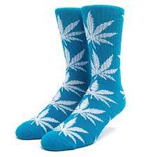 [HUF] ESSENTIALS PLANTLIFE SOCK  - Blue