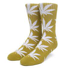 [HUF] ESSENTIALS PLANTLIFE SOCK  - Citronelle