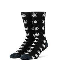 [HUF] POLKA POTS PLANTLIFE SOCK  - BLACK