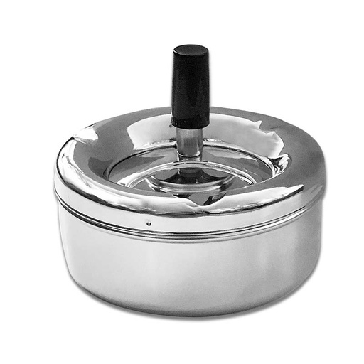 [NO NAME] Ashtray - Chrome 13.5cm