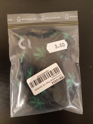 [NO NAME] Lacets cannabis - noir/blanc