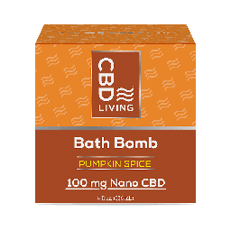 [CBD LIVING] Bath Bomb Kürbisgewürz (100 mg) - 227 g