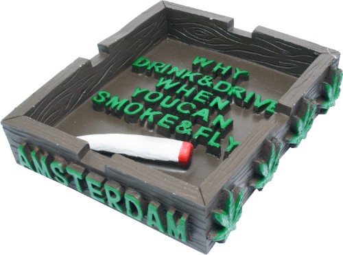 [AMSTERDAM] Resin Ashtray Why Drink & Drive - assorted