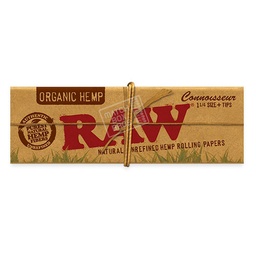 [RAW] Organic Hemp - Connoisseur - 1¼ Size + PRE-ROLLED TIPS