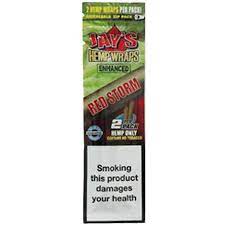 [JAY'S] Hemp Wraps - Enhanced - Red Storm