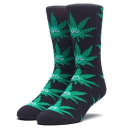 [HUF] GREEN BUDDY SOCK - Black