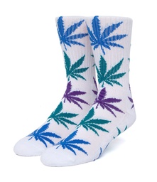 [HUF] GRADIENT LEAVES PLANTLIFE SOCK - White