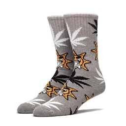 [HUF] HUF X CHIEF KEEF GLOGANG PLANTLIFE SOCK - Grey