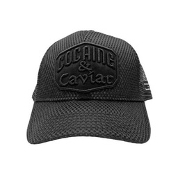 [LAUREN ROSE] CAP CAVIAR FULL TRUCKER - BLACK