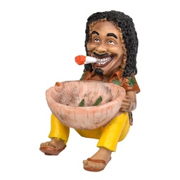 [NO NAME] [NO NAME] ASHTRAY RESINE RASTAMAN COOL HAIR