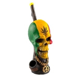 [NO NAME] PIPE RASTA SKULL 18CM