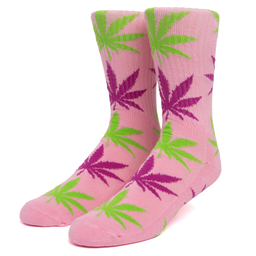 [HUF] Flair Plantlife Leaves Sock - Pink
