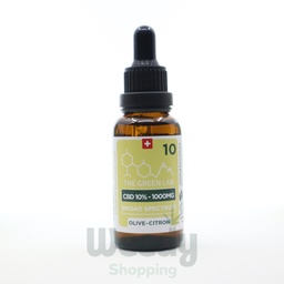 [THE GREEN LAB] Olive Oil Lemon Broad Spectrum THC<0% CBD<10% - 30ml